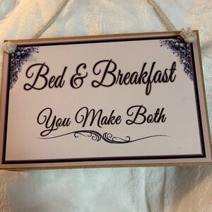 Charming Bed & Breakfast Sign